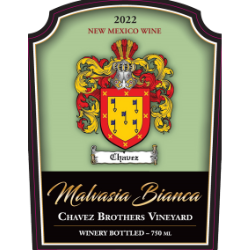Chavez Brothers Vineyard Maliasia Bianca