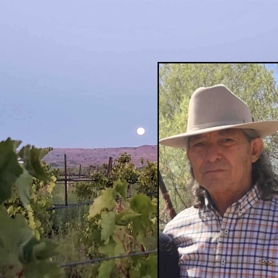 Will Chavey at Chavez Wines Vineyard
